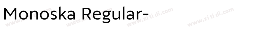 Monoska Regular字体转换